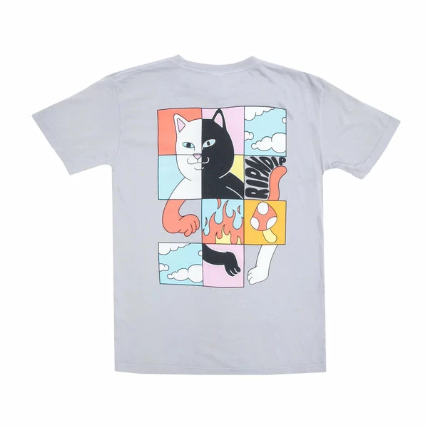 RIP N DIP It Will Pass Rubix T-Shirt - Grey