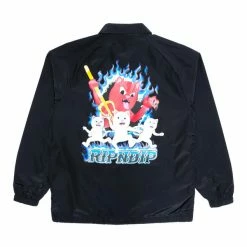 RIP N DIP Hades Coach Jacket - Black