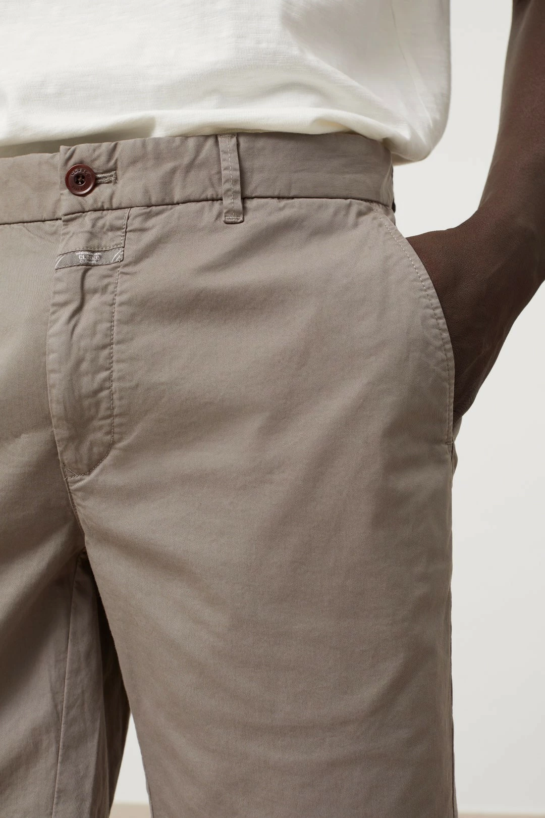 CLOSED Short Bermuda - Chino Classic - Cobble Grey