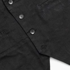 Blue de Genes Aero Denim Gillet Black