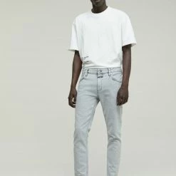 CLOSED Jean Slim Drop Crop - Gris Clair