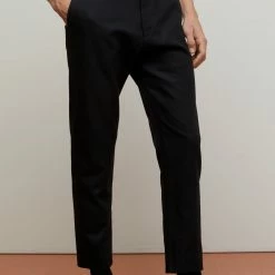 CLOSED Pantalon Atelier Tapered - Laine Vierge - Noir