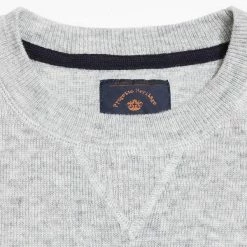 Blue de Genes Calo Tencel Sweat Grey Melange