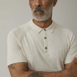 CLOSED Polo Fine Maille Italienne Beige