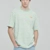 CLOSED T-shirt - Coton Bio - Rayé Summer Mint