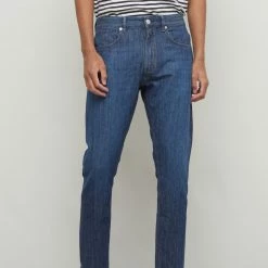 CLOSED Jean Cooper Tapered - Dark Blue Denim & Lin