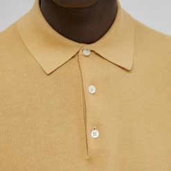 CLOSED Polo Maille Coton - Honey Mustard