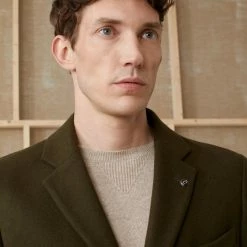 CLOSED Manteau Long En Laine Sea Tangle