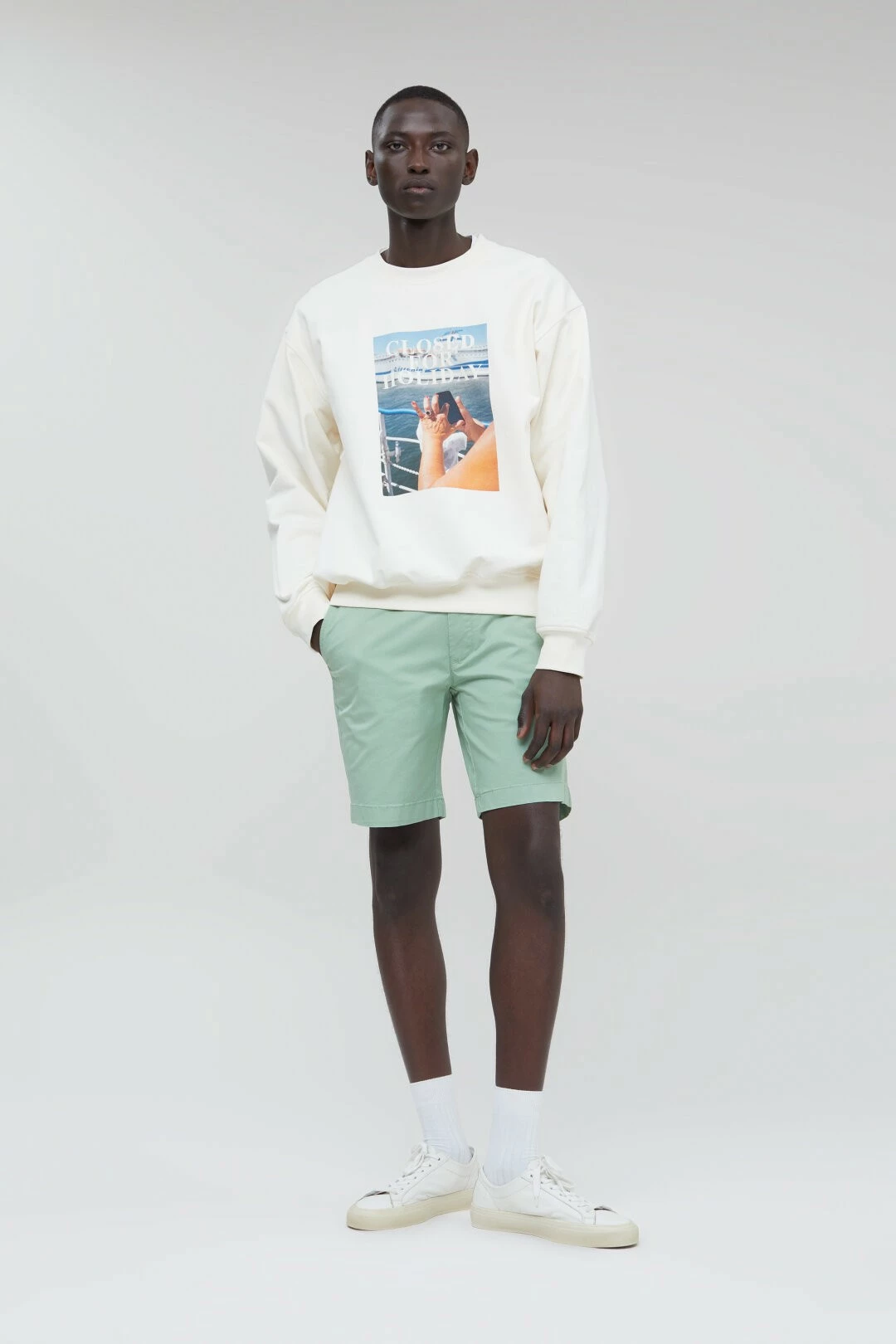 CLOSED Short Chino Classic - Vert Summer Mint