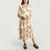CLOSED Peach Stella Printed Dress