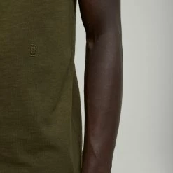 CLOSED T-shirt Brodé - Vert Chard Green