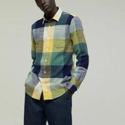 CLOSED Chemise À Carreaux - Jaune Egg Nog