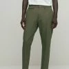 CLOSED Pantalon Atelier Tapered - Lin - Vert Gris