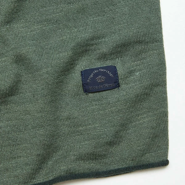 Blue de Genes Fango Knit Jumper - Camp Green