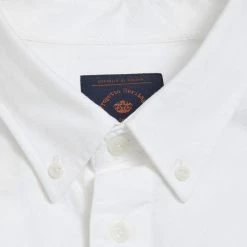 Blue de Genes Vinza Suprima Cotton Oxford White