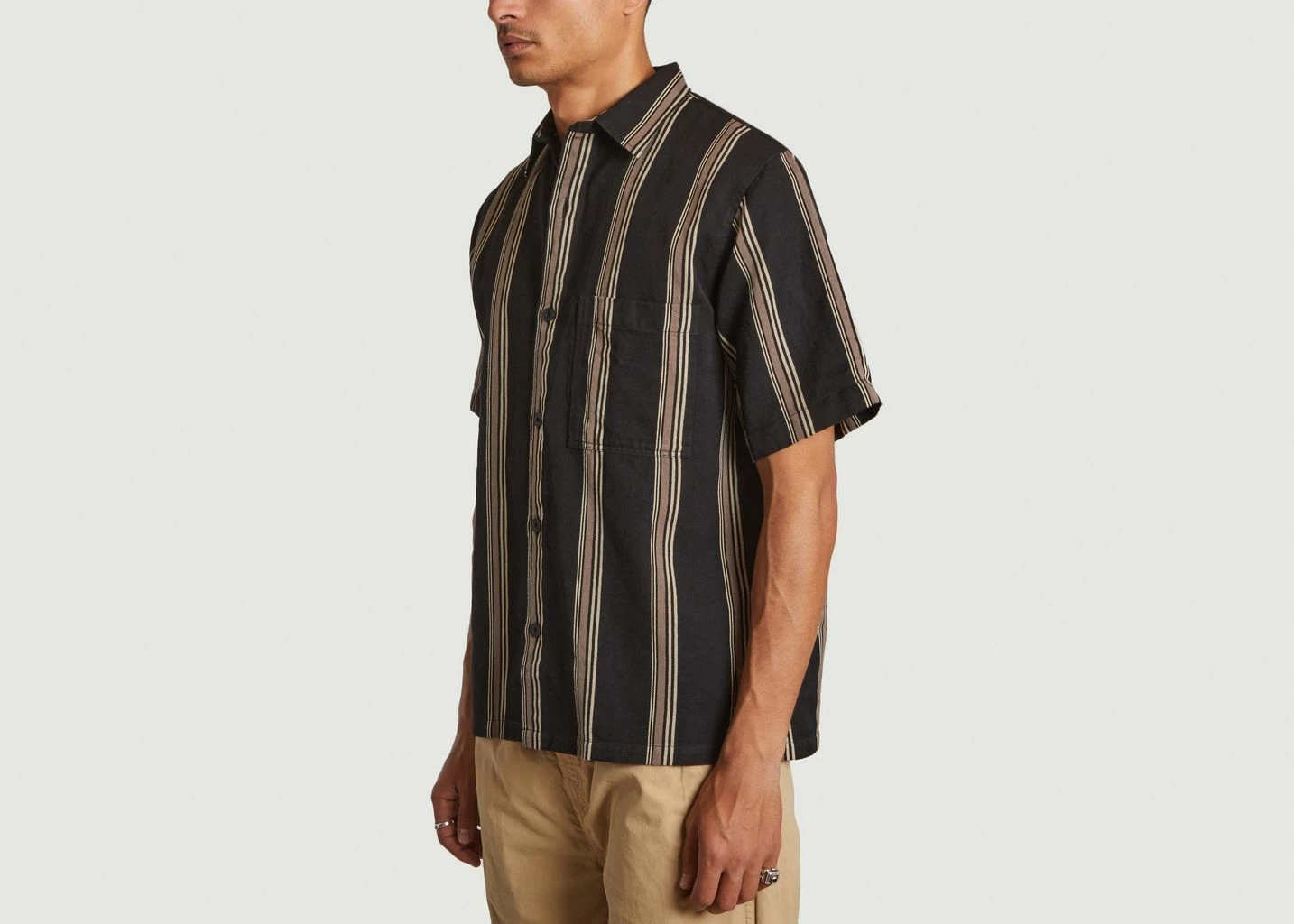 CLOSED Mid-sleeve Shirt In Cotton And Linen