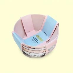 Eleanor Bowmer Shell & Dalmatian Picnic Bowls - Set of 4