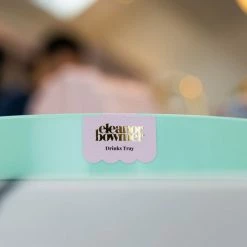 Eleanor Bowmer Mint Leopard Drinks Tray