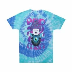 RIP N DIP Wizard T Shirt Blue Aqua Spiral Dye