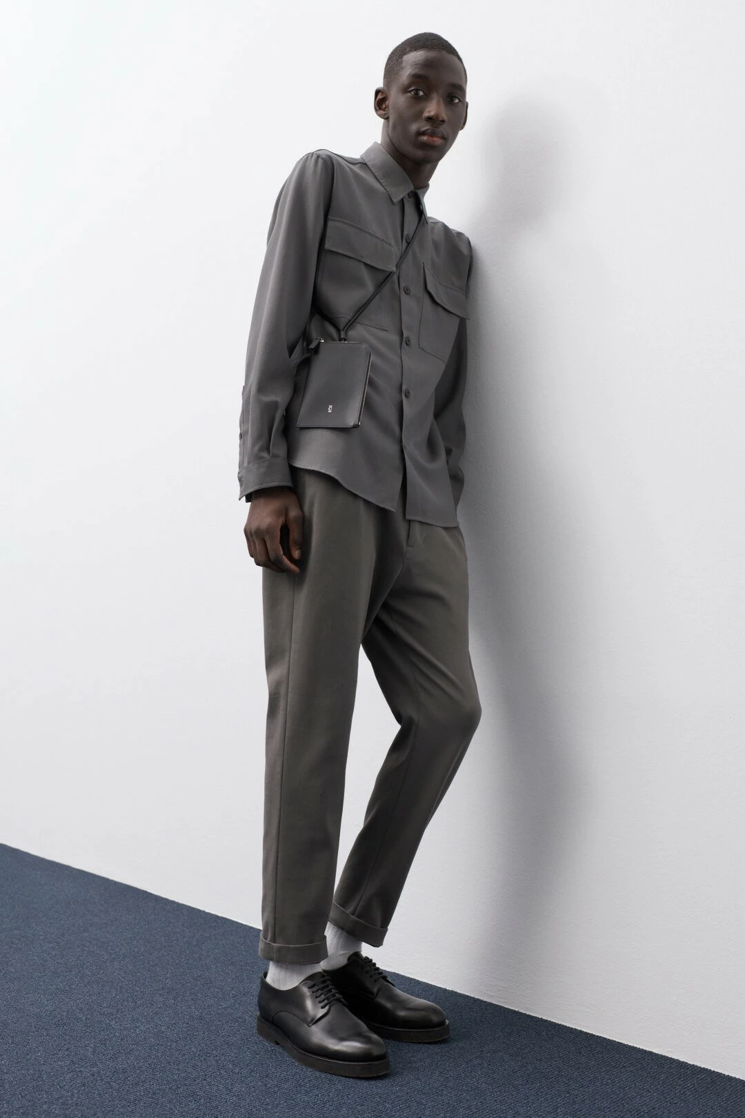 CLOSED Pantalon Vigo Tapered Dark Nickel