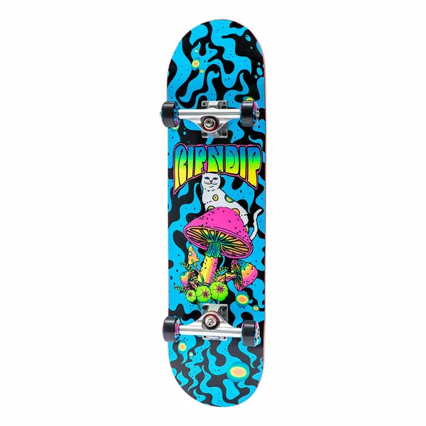 RIP N DIP Psychedelic Complete Skateboard - Blue