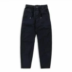 Blue de Genes Lacci Croccante Ripstop Dark Navy Trouser