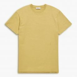 CLOSED T-shirt Brodé - Jaune Egg Nog