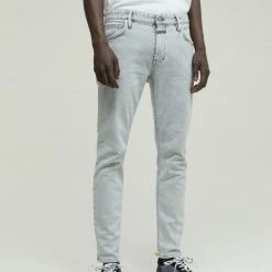 CLOSED Jean Slim Drop Crop - Gris Clair