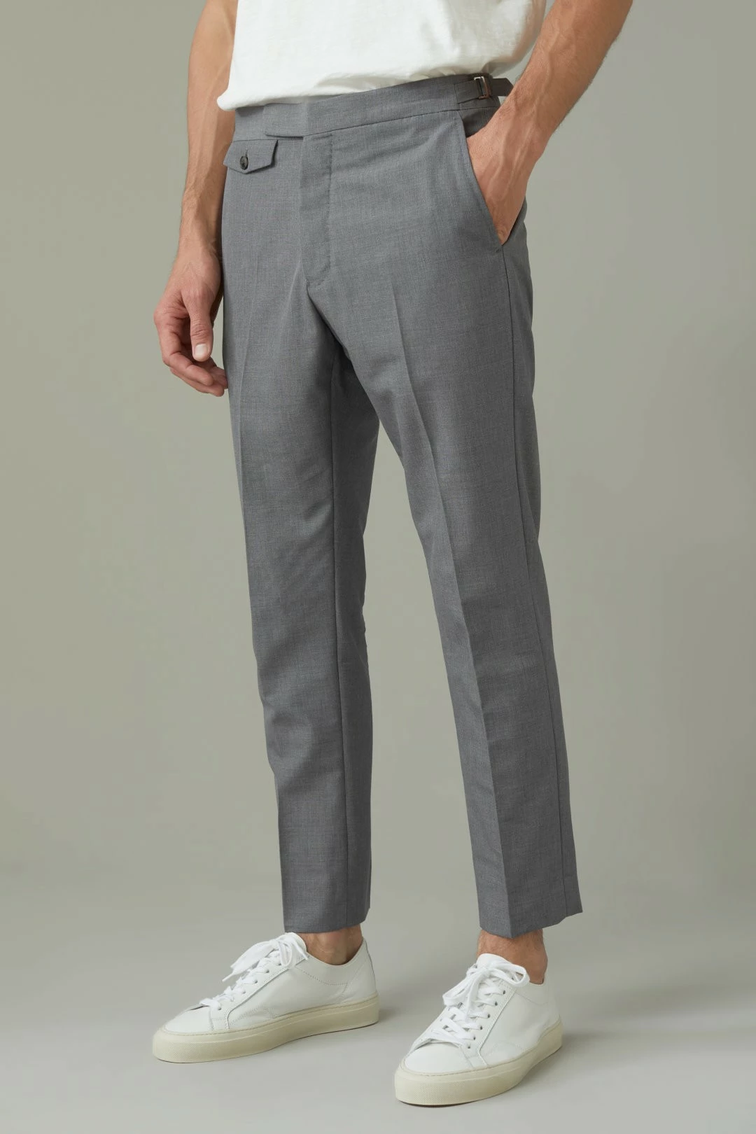 CLOSED Pantalon Atelier Formal - Laine Vierge - Gris Chiné
