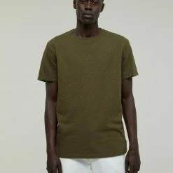 CLOSED T-shirt Brodé - Vert Chard Green