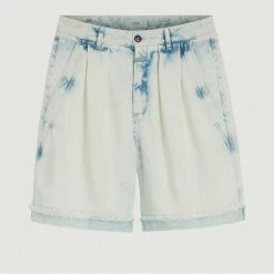 CLOSED Light Blue Janie Shorts In Lyocell
