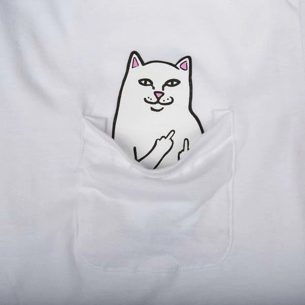 RIP N DIP Lord Nermal Pocket T Shirt White
