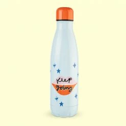 Eleanor Bowmer Keep Going Print Stainless Steel Water Bottle