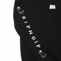 RIP N DIP Lord Nermal Longsleeve T Shirt Black