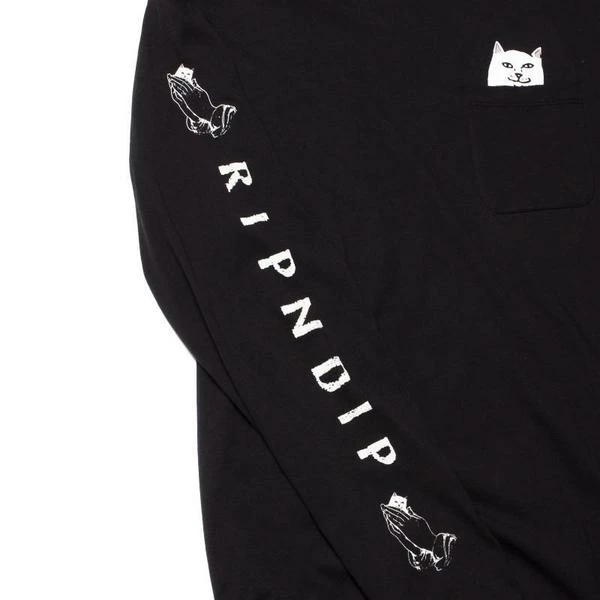 RIP N DIP Lord Nermal Longsleeve T Shirt Black