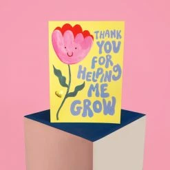 Eleanor Bowmer : Thanks For Helping Me Grow Card