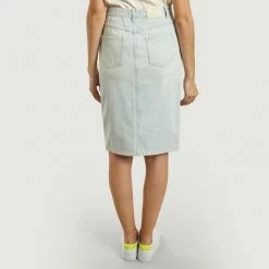 CLOSED Light Blue Emmet Light Denim Pencil Skirt
