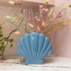 Eleanor Bowmer Blue Shell Vase