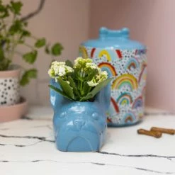 Eleanor Bowmer Eleanor Bowmer Frank Mini Planter- Blue