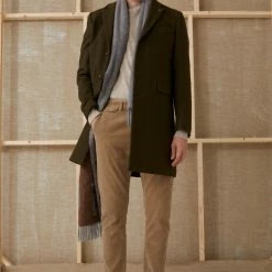 CLOSED Manteau Long En Laine Sea Tangle