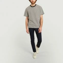 CLOSED Black Navy Striped T Shirt