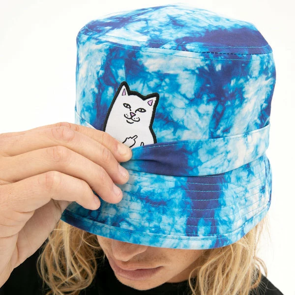 RIP N DIP Lord Nerm Tie-Dye Bucket Hat - Blue Acid Wash