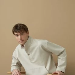 CLOSED Sweat Col Montant - Grey Stratus