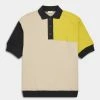 CLOSED Polo Oversize - Block - Stratus Grey & Jaune