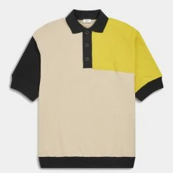 CLOSED Polo Oversize - Block - Stratus Grey & Jaune