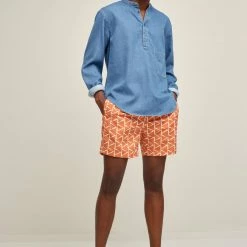 CLOSED Maillot De Bain Imprimé - Orange Tangerine