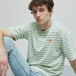 CLOSED T-shirt - Coton Bio - Rayé Summer Mint