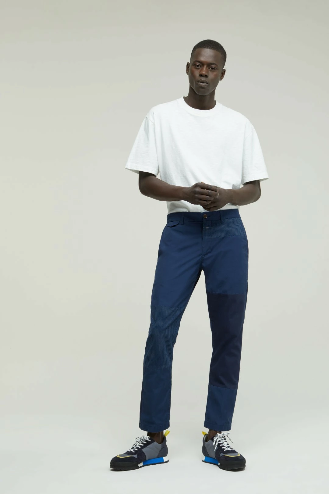 CLOSED Pantalon Atelier Tapered - Patchwork Indigo