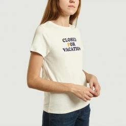 CLOSED Ivory Printed T Shirt