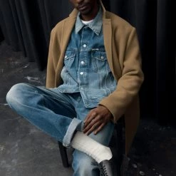 CLOSED Manteau Long - Double Face Laine Vierge Italienne - American Elm